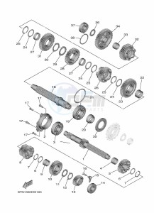 MT-09 SP MTN890D (BAM1) drawing TRANSMISSION