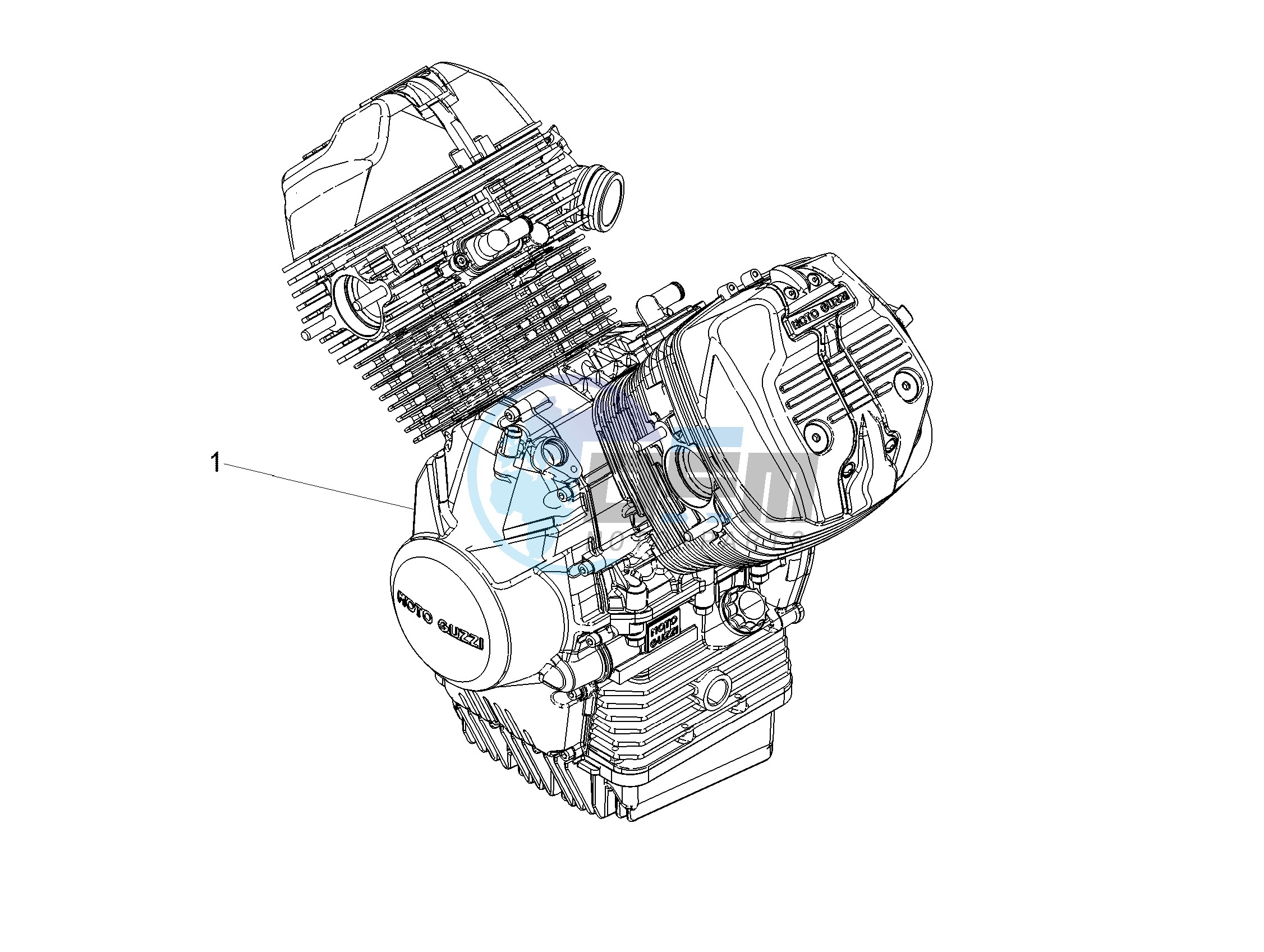 Engine-Completing part-Lever