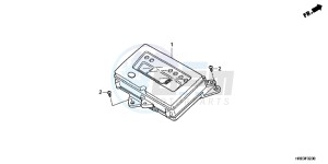 TRX500FMD TRX500FM Europe Direct - (ED) drawing METER