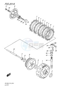 RV125 VAN VAN EU drawing CLUTCH