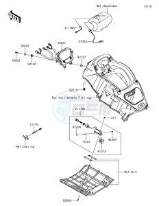 JET SKI ULTRA LX JT1500KHF EU drawing Meters