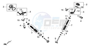 WOLF 125 EFI drawing VALVES