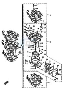 25J drawing CARBURETOR