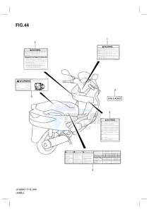 UH200G BURGMAN EU drawing LABEL