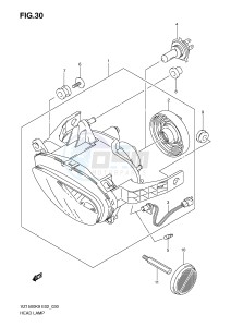 VZ1500 (E2) drawing HEADLAMP