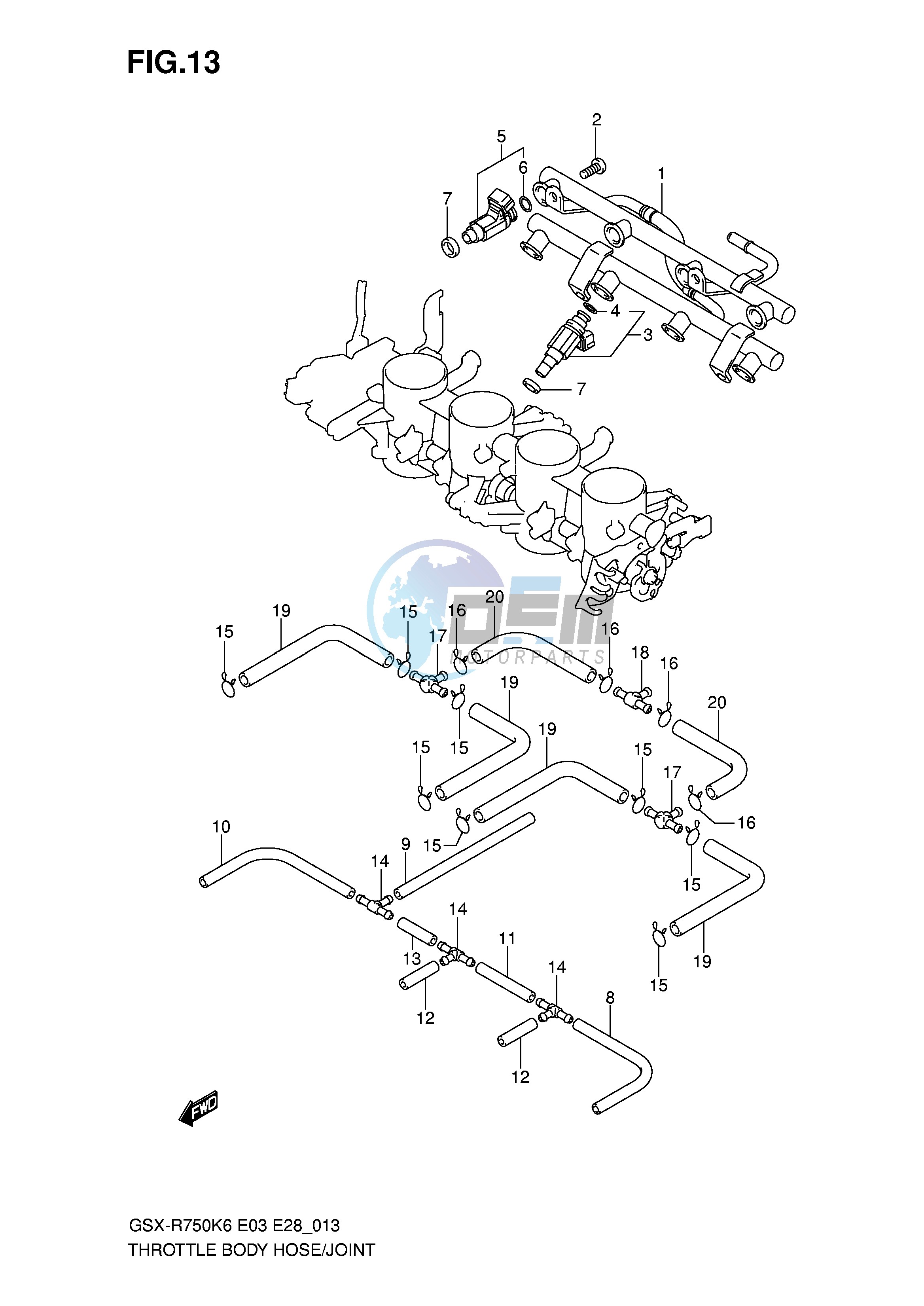 THROTTLE BODY HOSE JOINT