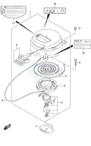 DF 2.5 drawing Recoil Starter