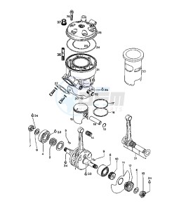 Climber 280 drawing Crankshaft