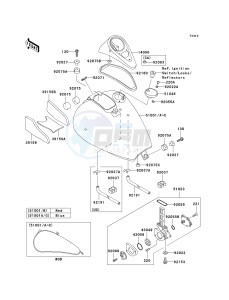 VN 800 A [VULCAN 800] (A10-A11) [VULCAN 800] drawing FUEL TANK