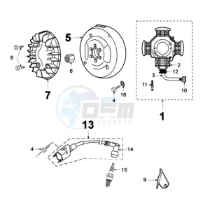 FOX LX EU drawing IGNITION PART