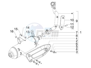 Runner 125 ST 4T E3 (EMEA) drawing Silencer