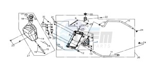 QUAD LANDER 300S drawing RADIATOR