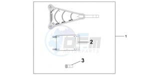 CBR1000RR9 Korea - (KO / MME SPC) drawing TANK BAG