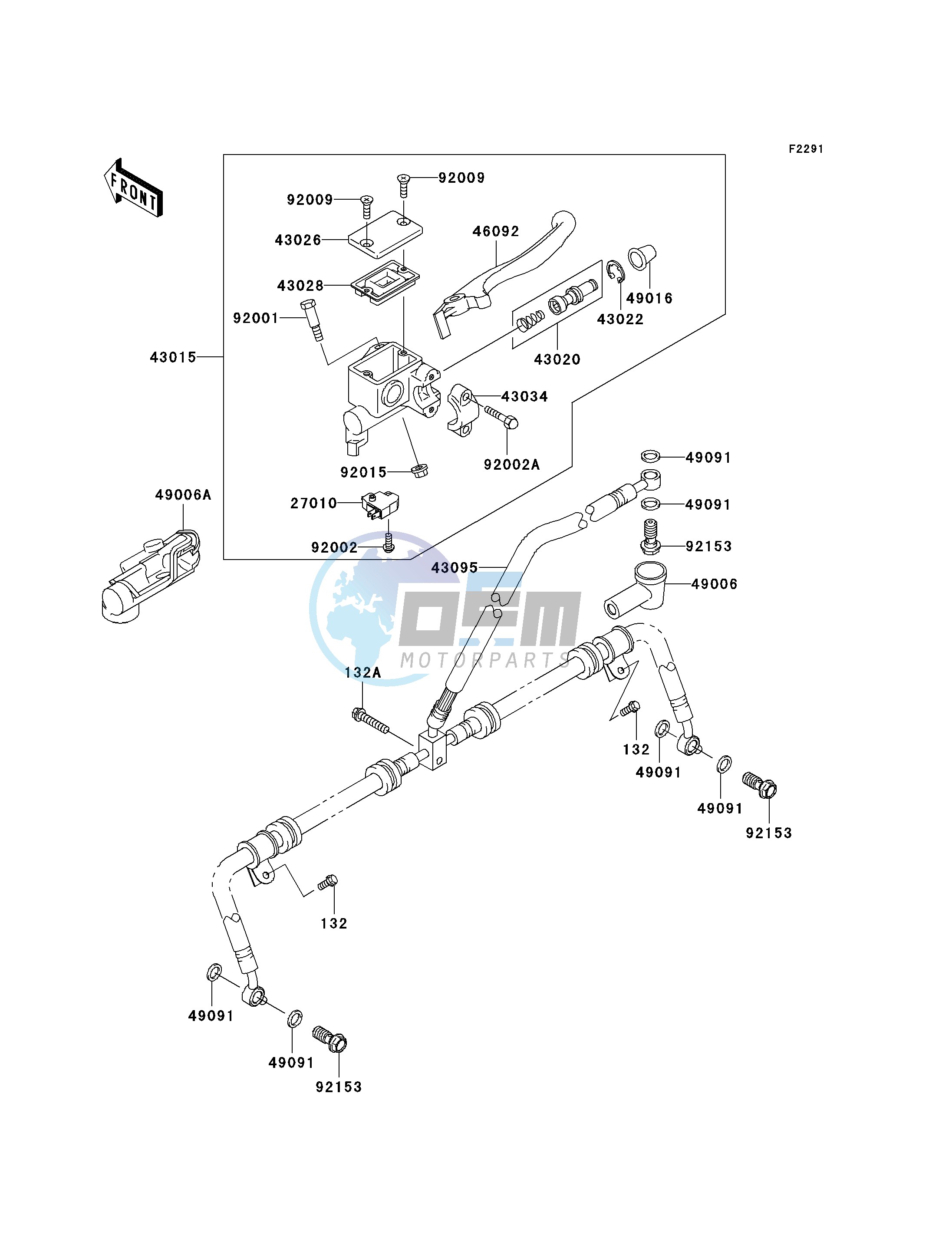 FRONT MASTER CYLINDER