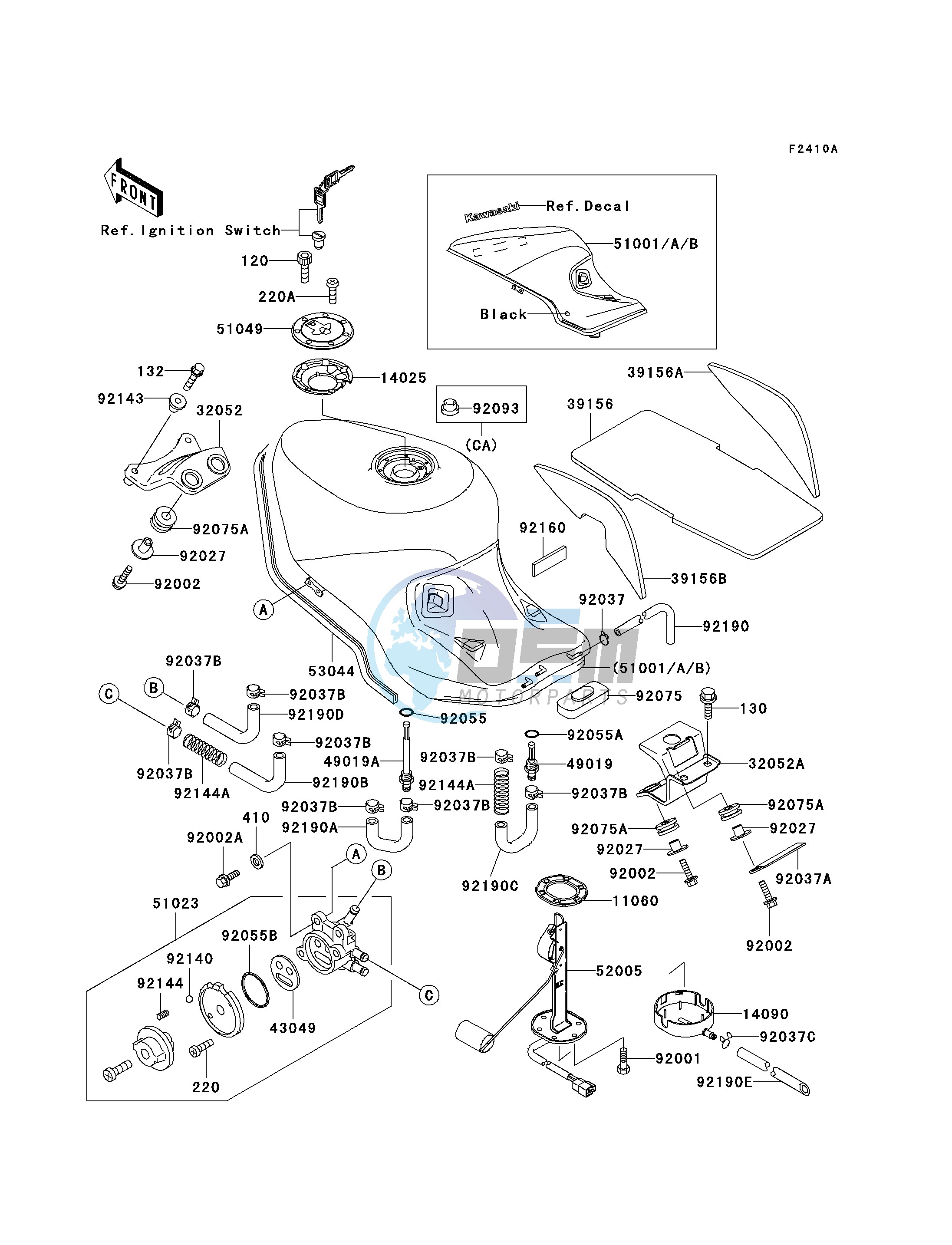 FUEL TANK -- ZX1100-D2- -