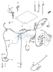 VS600GL (E2) INTRUDER drawing WIRING HARNESS (MODEL S)