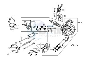 HD EU2 - 200 cc drawing CYLINDER HEAD