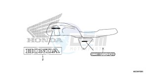 CB1100NAH UK - (E) drawing MARK (CB1100CA/ CAD/ NA/ NAD)