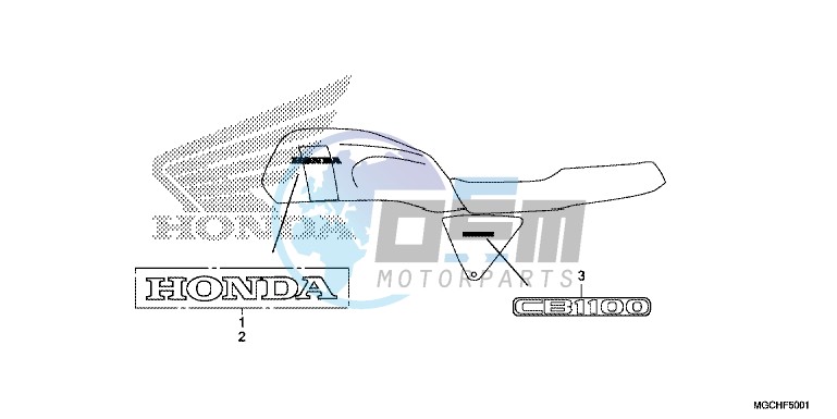 MARK (CB1100CA/ CAD/ NA/ NAD)