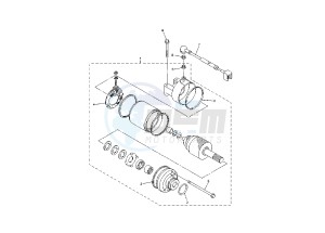 FZ6-S FAZER 600 drawing STARTING MOTOR