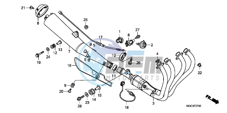 EXHAUST MUFFLER