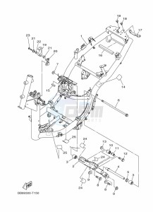 CZD300P-AB XMAX 300 POLICE (BGS4) drawing CRANKCASE