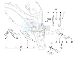 Zip 100 4T 2011-2014 (VieTnam) drawing Tail light - Turn signal lamps