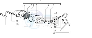 DNA 50 drawing Secondairy air box