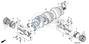 GL1800C drawing CRANKSHAFT/PISTON