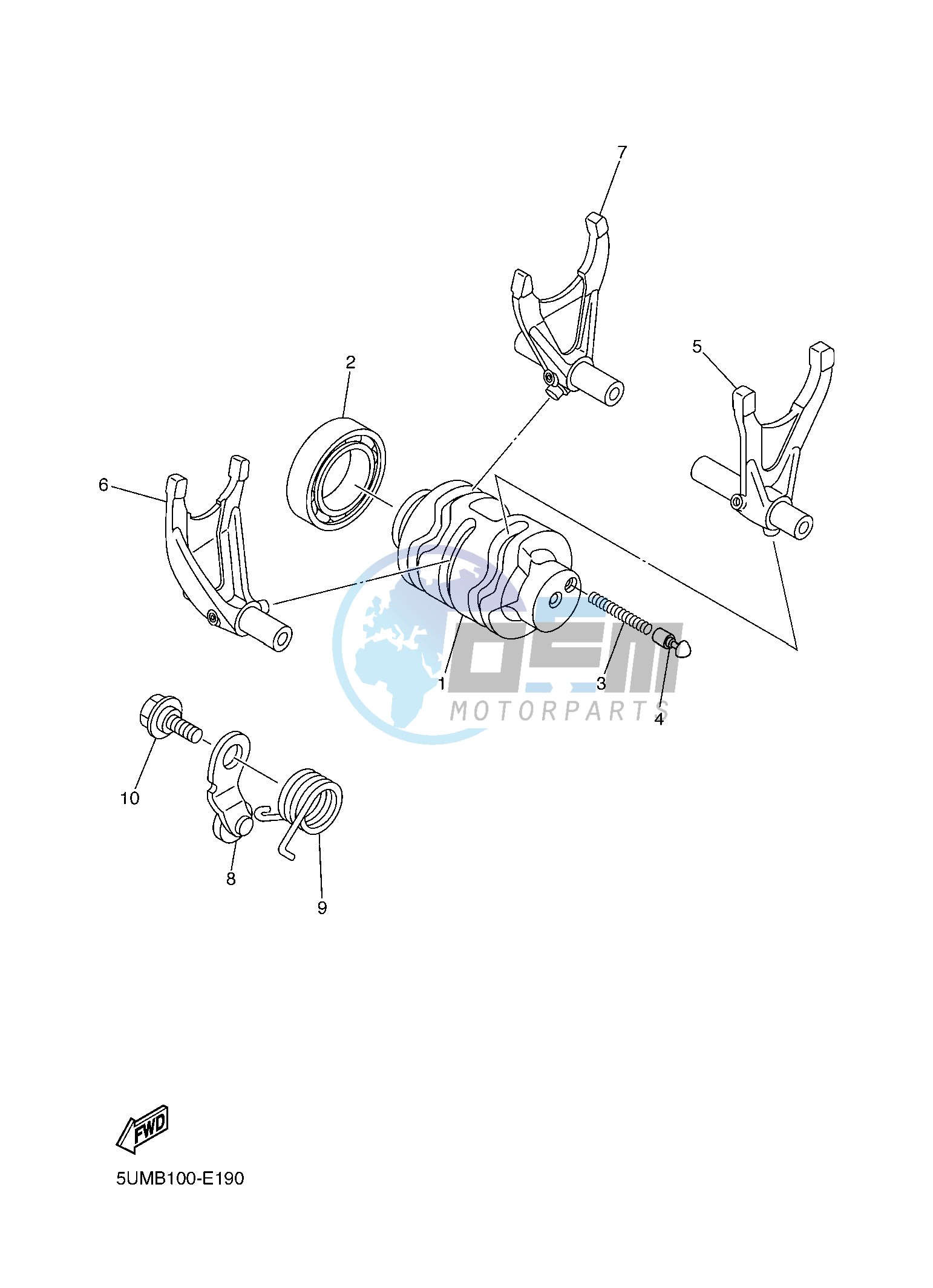 SHIFT CAM & FORK