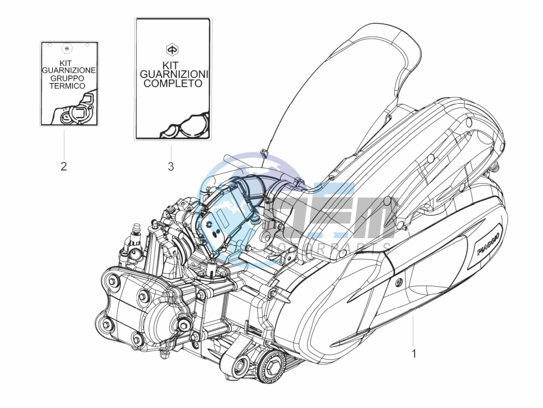 Engine, assembly