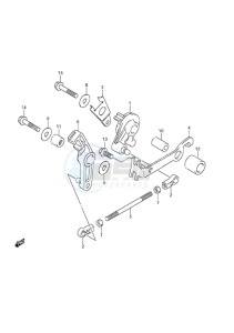 DF 8A drawing Throttle Control Non-Remote Control