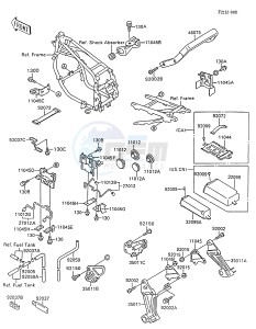 ZX 600 C [NINJA 600R] (C8-C9) [NINJA 600R] drawing BATTERY CASE