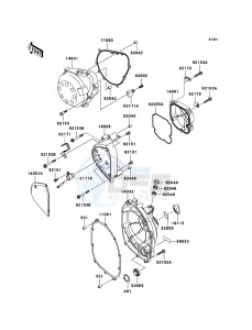 Z750S ZR750K6F FR GB XX (EU ME A(FRICA) drawing Engine Cover(s)