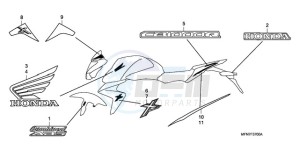 CB1000RA UK - (E / MPH) drawing MARK