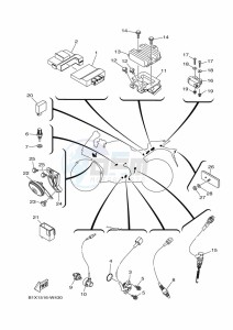 YZF320-A YZF-R3 (B2X9) drawing ELECTRICAL 2