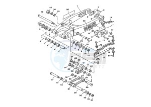 YZ 250 drawing REAR ARM
