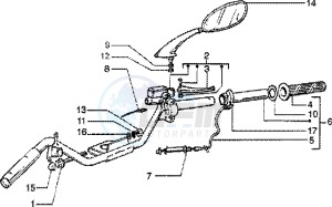 ET2 50 drawing Handlebars component RH