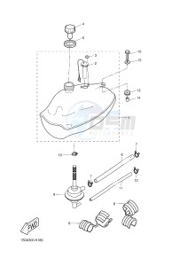 EW50N SLIDER (1S0B 1S0B) drawing FUEL TANK