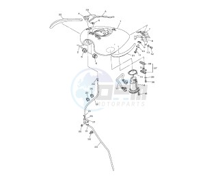 XVS A MIDNIGHT STAR 950 drawing FUEL TANK