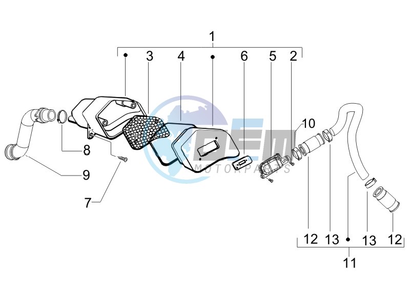 Secondary air box