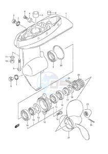 DF 4 drawing Gear Case