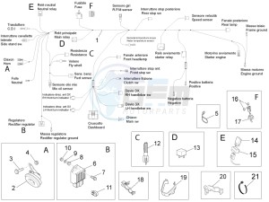 RS4 50 2t drawing Front electrical system