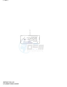 GSF600 (E2) Bandit drawing GASKET SET