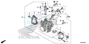 TRX500FE2E TRX500FE2 Europe Direct - (ED) drawing THROTTLE BODY