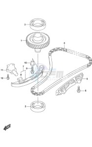 DF 70A drawing Timing Chain