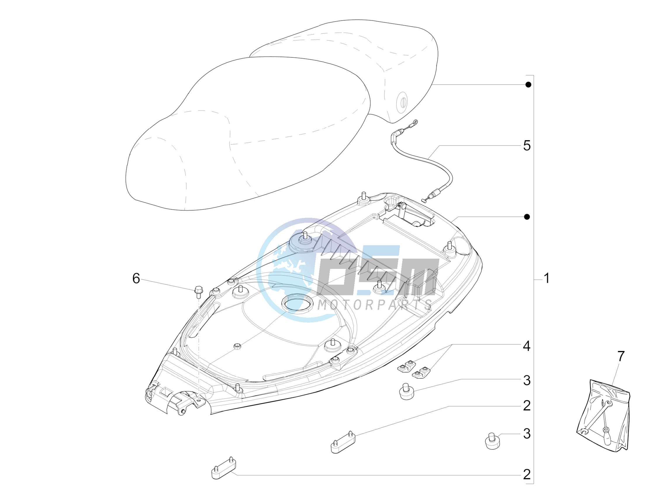 Saddle/seats