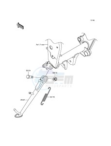 Z800 ZR800AGF FR GB XX (EU ME A(FRICA) drawing Stand(s)