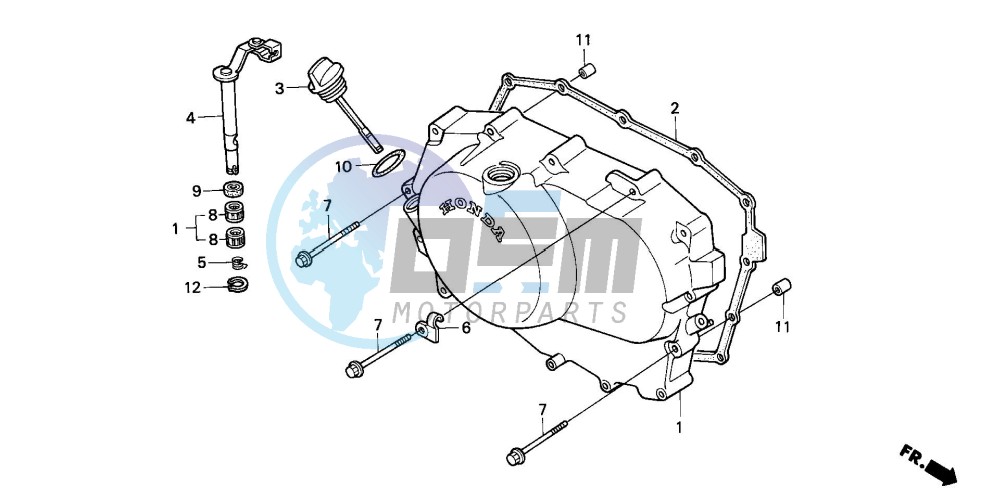 RIGHT CRANKCASE COVER