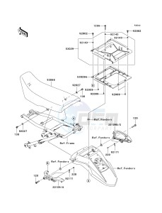 KL 650 E [KLR650] (E8F-E9F) E8F drawing SEAT